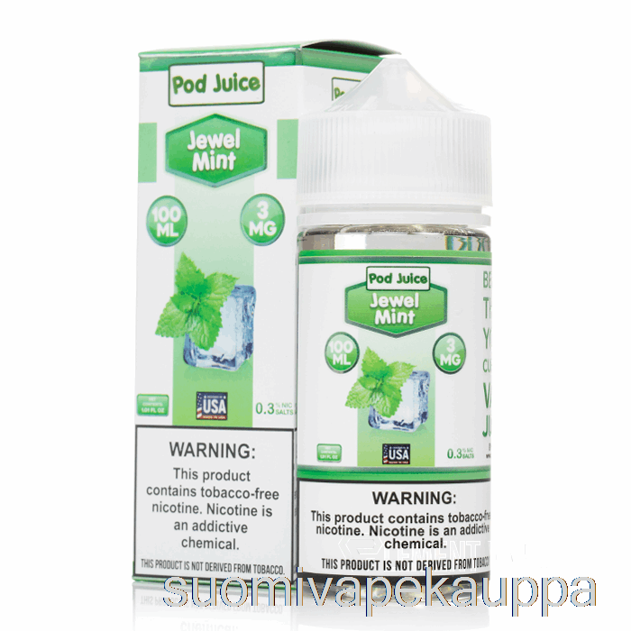 Vape Netistä Jewel Mint - Palomehu - 100ml 3mg